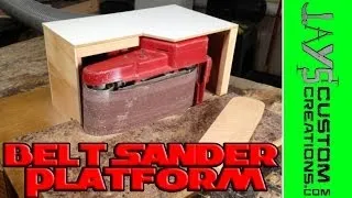 Belt Sander Conversion With Dust Collection - 115