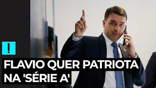 Flávio Bolsonaro diz que o pai quer "autonomia" no Patriota para montar palanques em 2022