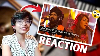 Reaction on Lagi Bina/Chal Mele Noon Challiye| Saieen Zahoor & Sanam Marvi | Coke Studio