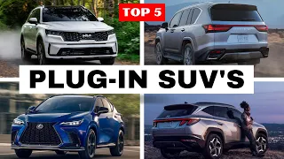 Top 5 Most Fuel Efficient PLUG-IN Hybrid SUVs 2024