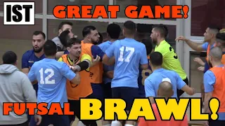 The Topflight DOGFIGHT!  Bench Clearing BRAWL in THRILLING Semi FINAL Match!