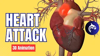 Heart Attack - Myocardial Infarction - 3D Animation