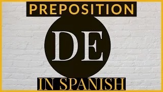 Learn Spanish verbs with preposition DE - How to Spanish