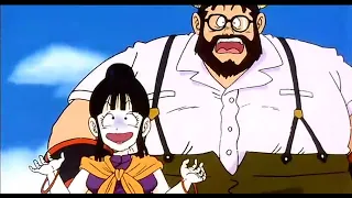 Master Roshi telling Chi Chi and Ox king that Goku is dead😞(DBZ)