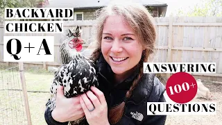 BACKYARD CHICKENS Q+A | Answering Your Poultry Care Questions! | Raising Chicks, Laying Hens, & More