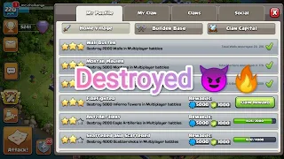 Destroyed 5000 inferno Tower||Day 72||Clash Of Clans❤