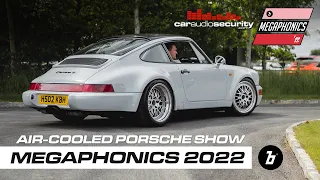 Air-cooled Porsche show: Boxengasse Megaphonics | Car Audio & Security