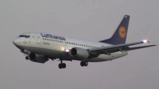 Lufthansa Boeing 737-300 D-ABXO landing hamburg airport