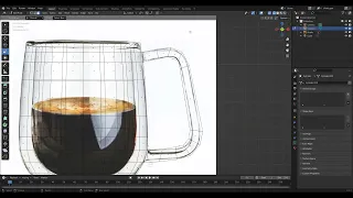 Учебный курс по Blender: Стеклянная чашка