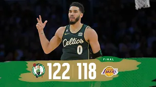 FULL GAME HIGHLIGHTS: Comebacks, collapses...the Celtics & Lakers crazy OT game