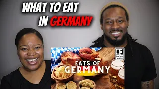 🇩🇪 THE BEST GERMAN FOOD! American Couple Reacts "What to Eat in Germany"