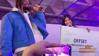 WATCH: Cardi B gift Offset $2M Dollars at 30th Birthday Bash