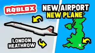 NEW PLANE & AIRPORT UPDATE in The Game in Cabin Crew Simulator (Roblox)