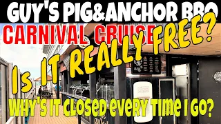 Carnival Cruise Guy's Pig and Anchor BBQ Smokehouse