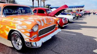 Mesquite Motor Mania 2023 - 100's of classic cars, hot rods, rat rods - Part One - 4k