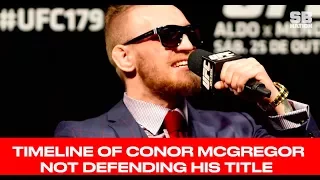 UFC 216: Timeline Of Conor McGregor Not Defending His World Titles