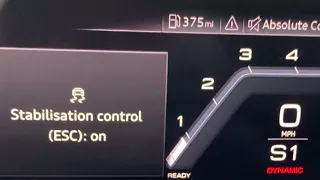 Launch control in a new Audi example on our 2020  SQ8