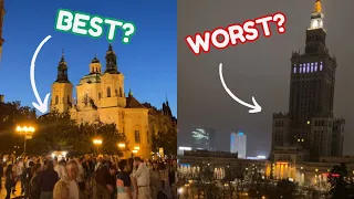 🇪🇺 Ranking CENTRAL EUROPE Capital Cities from WORST to BEST!