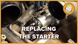 How to REPLACE THE STARTER on a Porsche Boxster 986