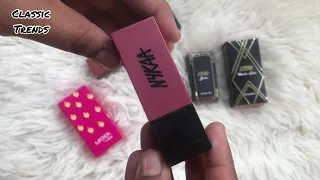 @Nykaa ultra matte lipstick swatches