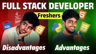 ☹️Reality of Full stack Developer as a Fresher | 🤔 Java or Python | full stack developer tamil