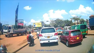 Entebbe road lights to Kibuye drive