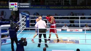 Men's Heavy (91kg) - Quarter Final - Evgeny TISHCHENKO (RUS) vs Rustam ULAGANOV (UZB)