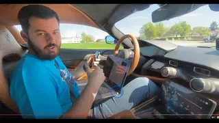 Rimac C_Two beats Bugatti Chiron 1/4 mile time on 'DIRTY' road