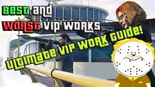 GTA Online What Is The Most Profitable VIP Work? Ultimate VIP Work Guide