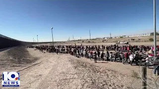 Migrants rush across US border in final hours before Title 42 expires