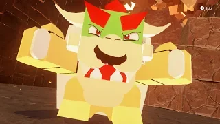 Super Mario Odyssey - LEGO Mario vs LEGO Bowser Final Boss + Ending