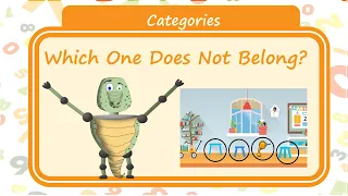 Math Preschool: Fun and quick way to learn about categories. Which one does not belong