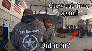 M35 M36 crew cab camper overland build part 3 DT466 engine fitment @C_CEQUIPMENT Merry Christmas