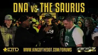 KOTD - Rap Battle - DNA vs The Saurus