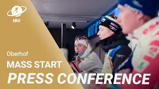 Oberhof 2023: Women Mass Start Press Conference