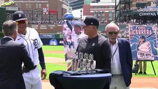 Miguel Cabrera 3000 Hit celebration