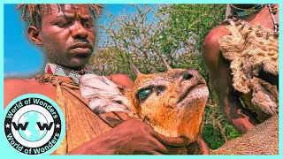 Incredible! Hunting and Eating Rare African Animals with the Hadza Tribe!