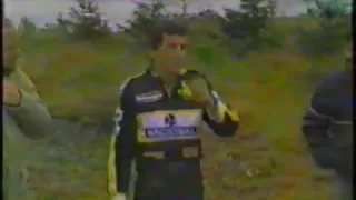 Ayrton Senna Rally car test day1986