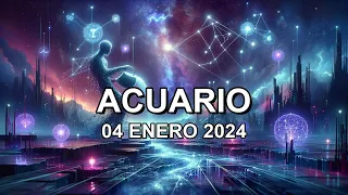 Horóscopo de hoy ♒︎ ACUARIO - 04 Enero 2024 #acuariohoroscopo