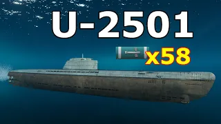 World of WarShips U-2501 - 4 Kills 288K Damage