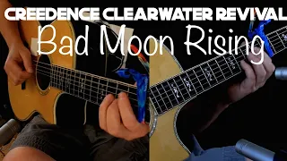 Creedence Clearwater Revival - Bad Moon Rising - Kelly Valleau fingerstyle guitar