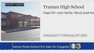 Student Tries To Sell High School On Craigslist In Graduation Prank