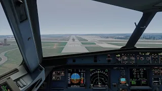 Chicago Rockford KRFD Landing | ToLiss A319 | XP12