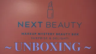 UNBOXING. NEXT BEAUTY  ~MAKEUP MYSTERY BEAUTY BOX~  APRIL 2024. What did I GET?