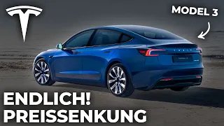 Tesla Model 3 Preissenkung & Einblick ins Frühlings-Update!