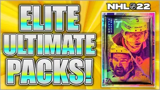 *TWO 99 OVR PULLS!* - ELITE ULTIMATE PACK OPENING! | NHL 22 Packs