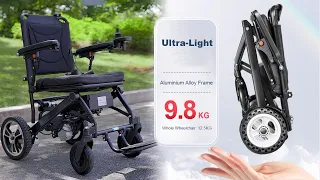 9.8 KG Ultralight Collapsible Wheelchair For The Elderly - Canlin Care