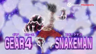 Luffy GEAR 4 SNAKEMAN Vs KATAKURI Full Transformation Epic Fight - One Piece Episode 870 English Sub