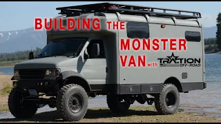 4x4 Van Conversion w/ TRACTION OFF-ROAD - Building the Monster Ford 7.3l Diesel Hail Mary!