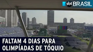 Faltam 4 dias para abertura oficial das Olimpíadas de Tóquio | SBT Brasil (19/07/21)